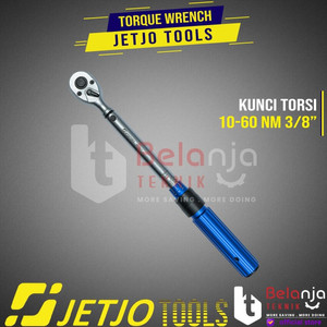 [EZM.3502456] JETJO TOOLS Kunci Torsi 10-60 Nm Torque Wrench 3/8" Inch Momen 3/8
