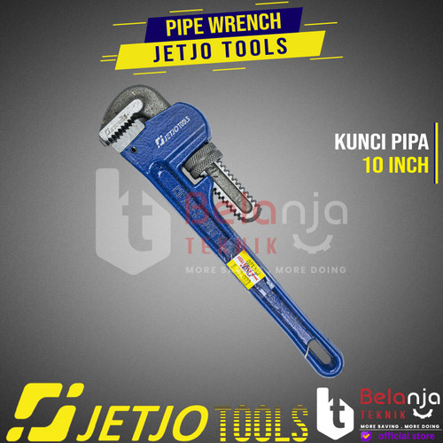 [EZM.3502458] JETJO TOOLS Kunci Pipa Ledeng 10" Inch Pipe Wrench 10 Inch Heavy Duty
