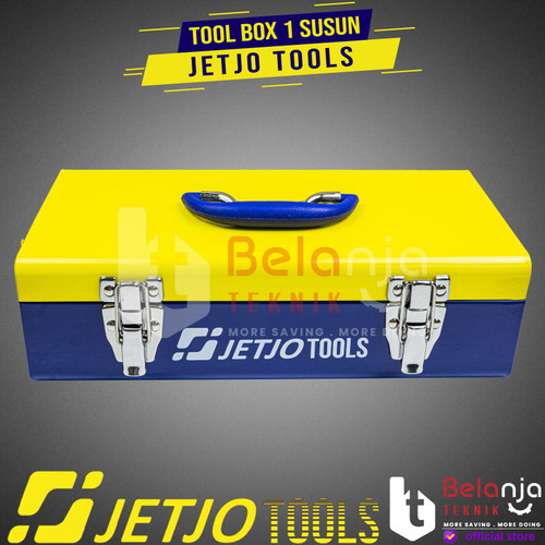 [EZM.3506409] JETJO TOOLS Metal Toolbox 1 Susun Tool Box Besi Kotak Tempat Perkakas
