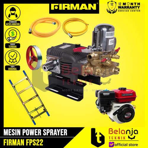 [EZM.3502605] Firman Mesin Power Sprayer FPS22 + Engine Mesin Penggerak Ex China