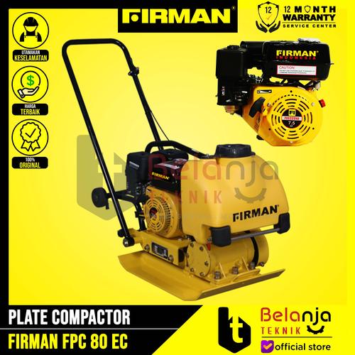 [EZM.3502616] Firman Plate Compactor FPC 80 EC Mesin Stamper + Engine FGE 220 HD