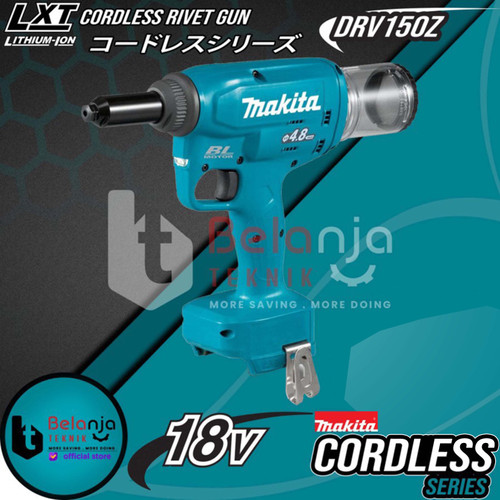 [EZM.3502646] Makita Mesin Paku Tembak Baterai DRV150Z Cordless Rivet Gun 18V 4.8 MM