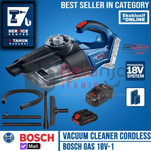 [EZM.3502649] Bosch Mesin Sedot Vacuum Cleaner Cordless Gas 18V-LI Procore 18V 4 AH