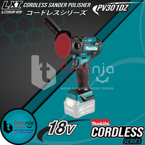 [EZM.3502653] Makita Cordless Sander Polisher PV301DZ Mesin Poles Mobil Baterai 12V