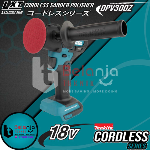 [EZM.3502654] Makita Cordless Sander Polisher DPV300Z Mesin Poles Mobil Baterai 18V