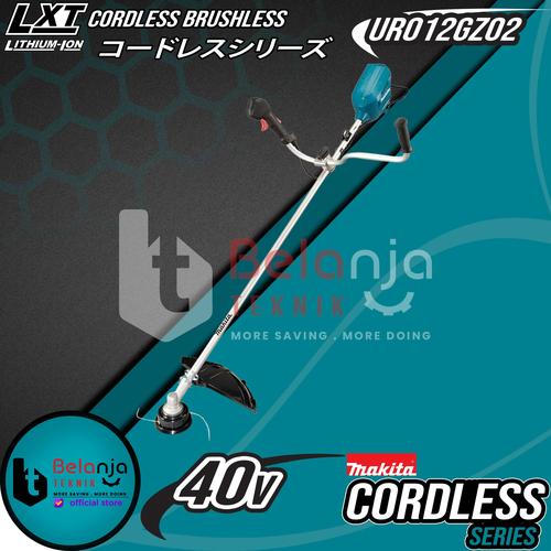 [EZM.3502671] Makita Cordless Brushless U-Handle UR012GZ02 Mesin Pemotong Rumput 80V