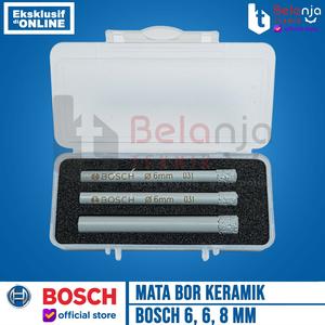 [EZM.3502705] Bosch Diamond Drill Bits Ceramic Set 3 Pcs Mata Bor Keramik Granit 3Pc