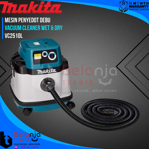 [EZM.3502718] Makita Mesin Penyedot Debu VC2510L Vacuum Cleaner Wet & Dry VC 2510 L