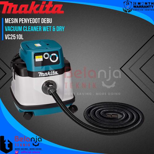 [EZM.3502718] Makita Mesin Penyedot Debu VC2510L Vacuum Cleaner Wet & Dry VC 2510 L