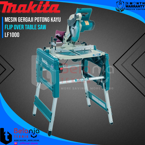 [EZM.3502725] Makita Flip Over Table Saw LF 1000 Mesin Gergaji Potong Kayu LF1000
