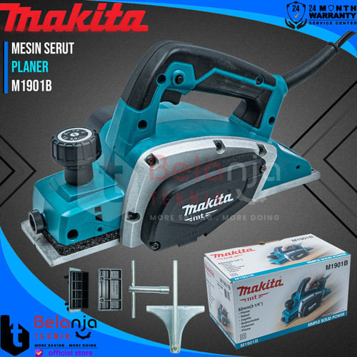 [EZM.3505288] Makita Mesin Serut KAYU M 1901 B Mesin Planer M1901B 450 WATT Jepang