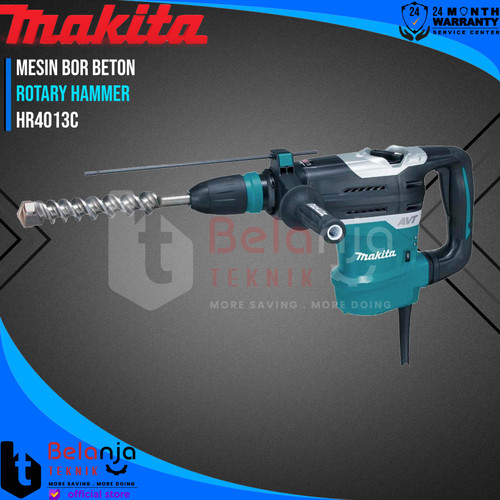 [EZM.3502751] Makita Rotary Hammer SDS Max HR 4013 C Mesin Bor Beton 40 MM HR4013C