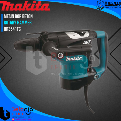 [EZM.3502752] Makita Rotary Hammer SDS Max HR 3541 FC Mesin Bor Beton 35 MM HR3541FC