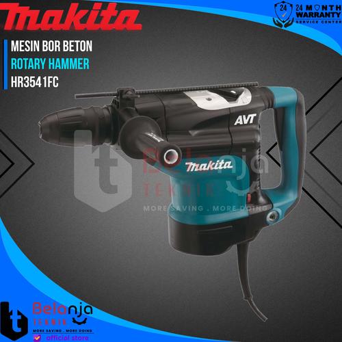 [EZM.3502752] Makita Rotary Hammer SDS Max HR 3541 FC Mesin Bor Beton 35 MM HR3541FC