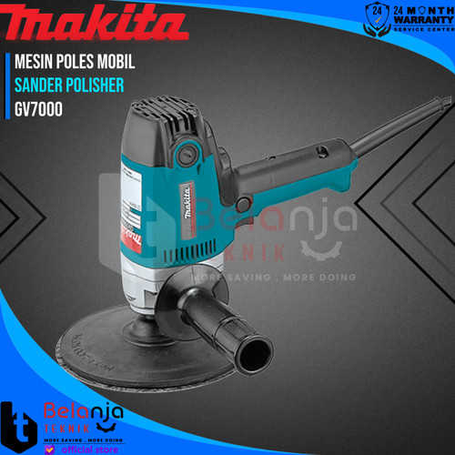 [EZM.3502754] Makita Mesin Poles Mobil GV 7000 Sander Polisher 7 Inch GV7000 550 W