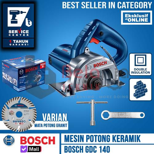 [EZM.3502780] Bosch Marble Circle GDC 140 1400 Watt + Mata Potong Granit NFS