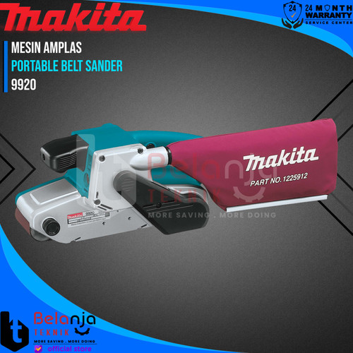[EZM.3502785] Makita Mesin Amplas Listrik 9920 Portable Belt Sander 76 x 610MM 1010W