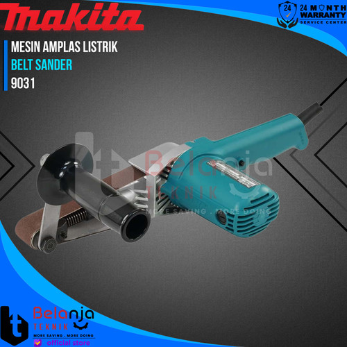 [EZM.3502793] Makita Mesin Amplas Listrik 9031 Belt Sander 30 MM x 533 MM 550 Watt