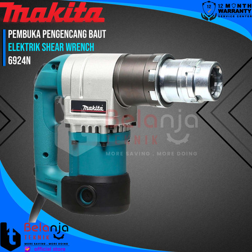 [EZM.3502794] Makita Elektrik Shear Wrench 6924 N Pembuka Pengencang Baut 6924N