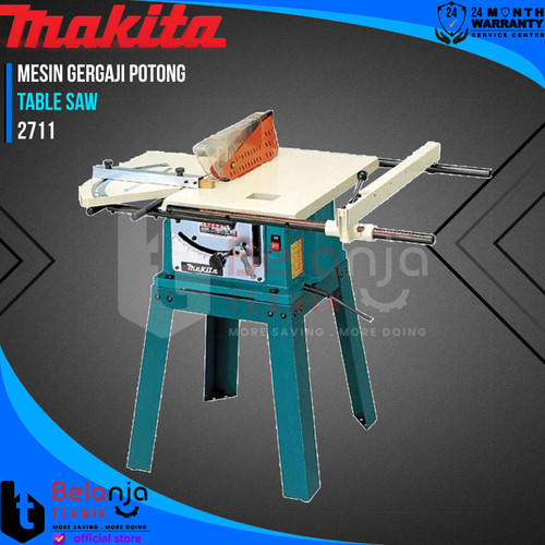 [EZM.3502810] Makita Table Saw 2711 10 Inch Mesin Gergaji Potong Kayu Meja 10" 1350W