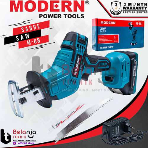 [EZM.3502857] MODERN Reciprocating Saw Cordless Mesin Gergaji Sabre Saw M68 M 68
