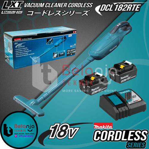 [EZM.3502880] Makita Vacuum Cleaner DCL182 RTE Penghisap Debu Baterai 18V DCL 182
