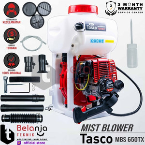[EZM.3503000] TASCO Mist Blower MBS 650 TX Turbo Mesin Semprot Hama MBS650TX 4 Tak