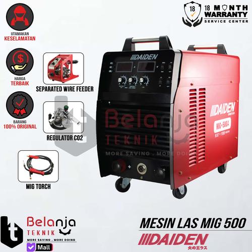 [EZM.3503006] Daiden Industrial Welding Machine Mesin Las Inverter MIG 500 Travo Las