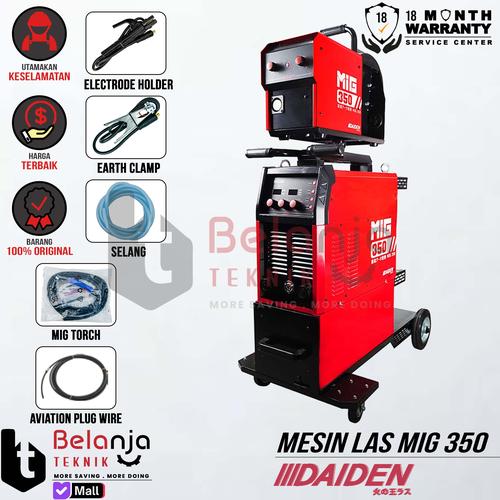 [EZM.3503007] Daiden Mesin Las Inverter MIG 350 Travo Las Industrial Welding Machine