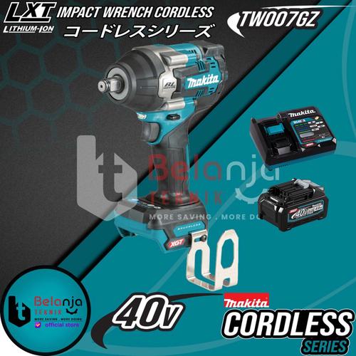 [EZM.3501538] Makita Impact Wrench Cordless TW007GZ Mesin Pembuka Baut + Baterai 40V