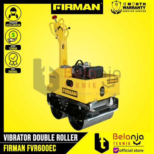 [EZM.3503027] Firman Vibrator Double Roller FVR600EC Mesin Pemadat Tanah + Engine