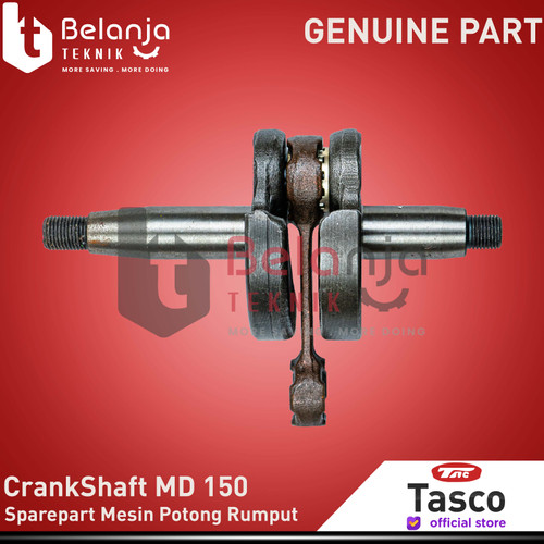 [EZM.3503049] Tasco Crank Shaft Poros Engkol Kruk AS MD 150 Sparepart Potong Rumput