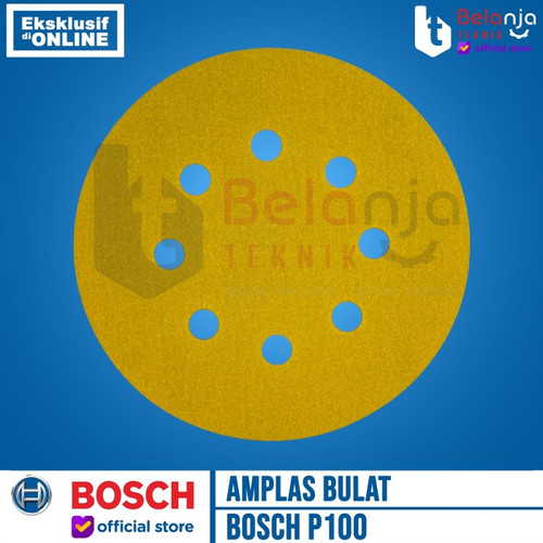 [EZM.3500197] Bosch Sanding Papers Velcro 5 Inch Kertas Amplas Bulat Tempel Grit 150