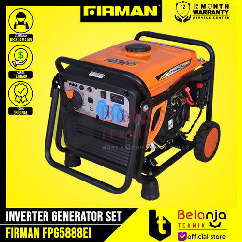 [EZM.3503142] Firman Inverter Generator Set FPG5888Ei Mesin Genset 4000 Watt