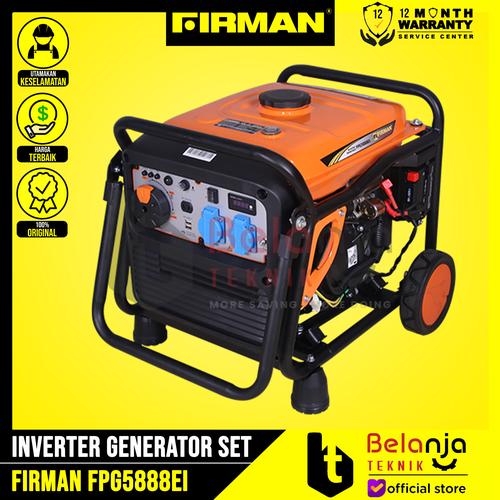 [EZM.3503142] Firman Inverter Generator Set FPG5888Ei Mesin Genset 4000 Watt
