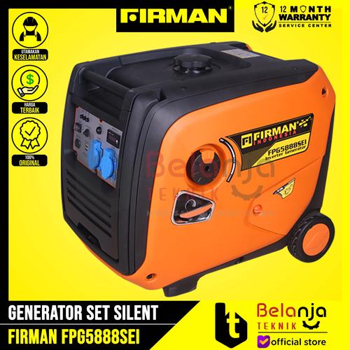 [EZM.3503143] Firman Silent Inverter Generator Set FPG5888SEi Mesin Genset 4000 Watt