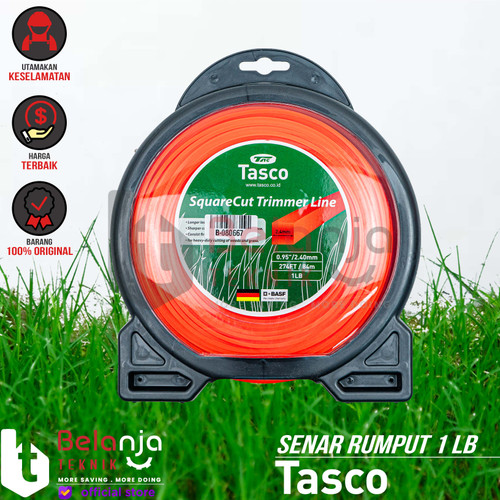 [EZM.3503145] Tasco Trimmer Line 1 LB Tali Senar Mesin Potong Rumput 84 Meter 2.4MM