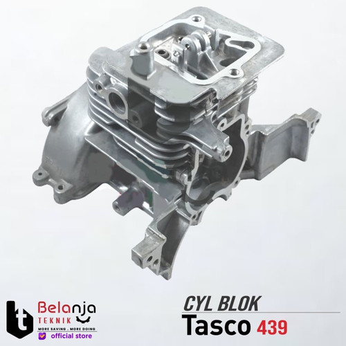 [EZM.3503151] Tasco Cylinder Block TAC439 Blok Boring Mesin Potong Rumput 4 Tak 439