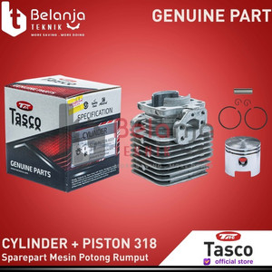 [EZM.3503153] Tasco Cylinder Block Set 318 Blok Mesin Potong Rumput Gendong 2 Tak
