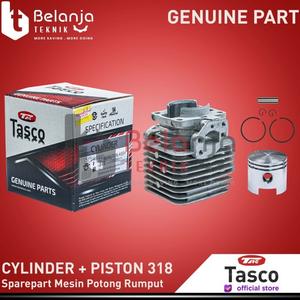 [EZM.3503153] Tasco Cylinder Block Set 318 Blok Mesin Potong Rumput Gendong 2 Tak