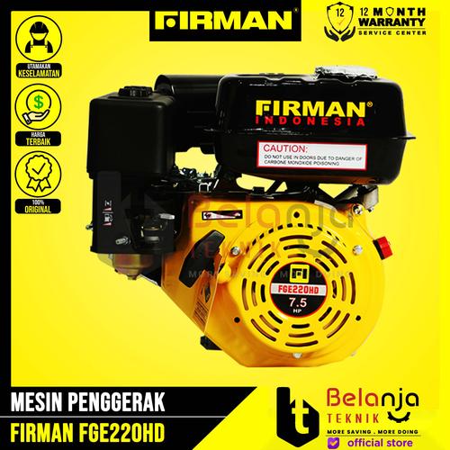 [EZM.3503156] Firman Mesin Penggerak Serbaguna Bensin FGE 220 HD 7.5HP Engine