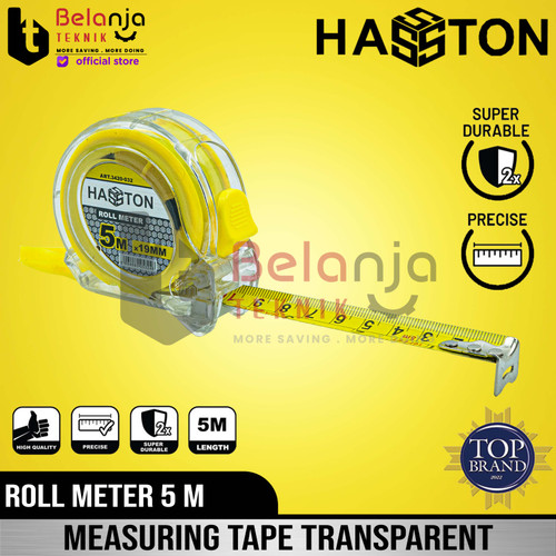 [EZM.3503732] Hasston Prohex Meteran 7.5 Meter X 25 MM Roll Meter Measuring Tape