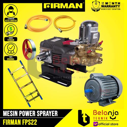 [EZM.3503291] Firman Mesin Power Sprayer FPS22 FPS 22 + Dinamo 2 HP 1 Phase 4 Pole