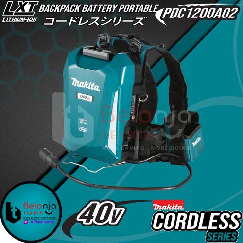 [EZM.3503312] Makita Backpack Battery Portable PDC1200A02 Power Supply Kit Baterai