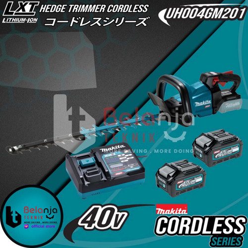 [EZM.3503321] Makita Hedge Trimmer Cordless UH004GM201 Potong Dahan Baterai UH SET