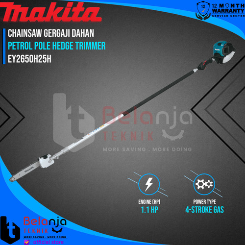 [EZM.3503327] Chainsaw Bensin MAKITA EY2650H25H Gergaji Dahan Pole Hedge Trimmer