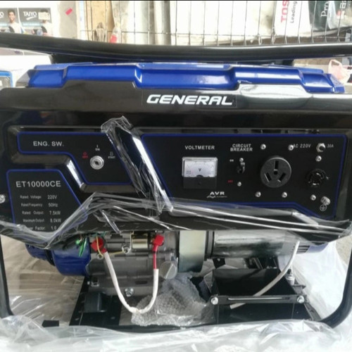 [EZM.3503346] General Genset ET 10000 CE Mesin Generator Set Bensin ET10000CE 7500W