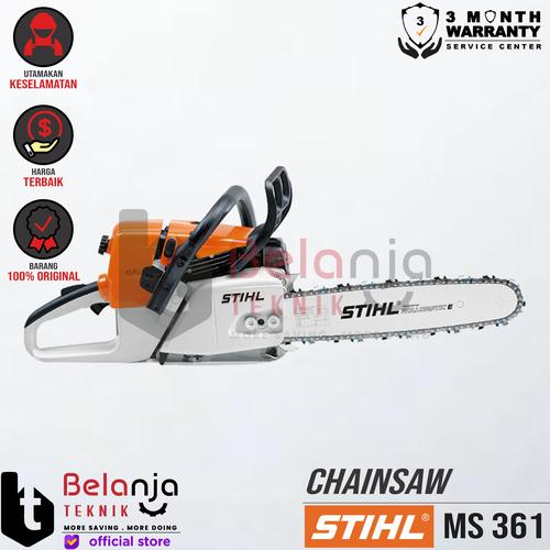 [EZM.3503370] STIHL Chainsaw MS 361 20 Inch Mesin Potong Kayu MS361 Gergaji Kayu 20