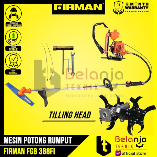 [EZM.3503372] Firman Mesin Potong Rumput Gendong FGB 388 FI Plus Tilling Head