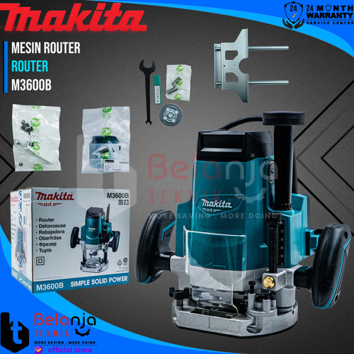 [EZM.3503383] Makita MT Mesin Router M 3600 B Profil Kayu Besar Wood Trimmer M3600B